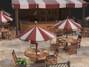 bar 3D 模型
