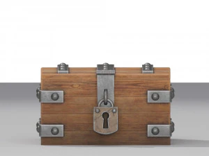 scatola di legno Modello 3D