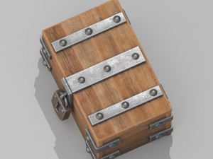 wood box 3D 模型