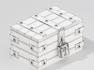 wood box 3D 模型