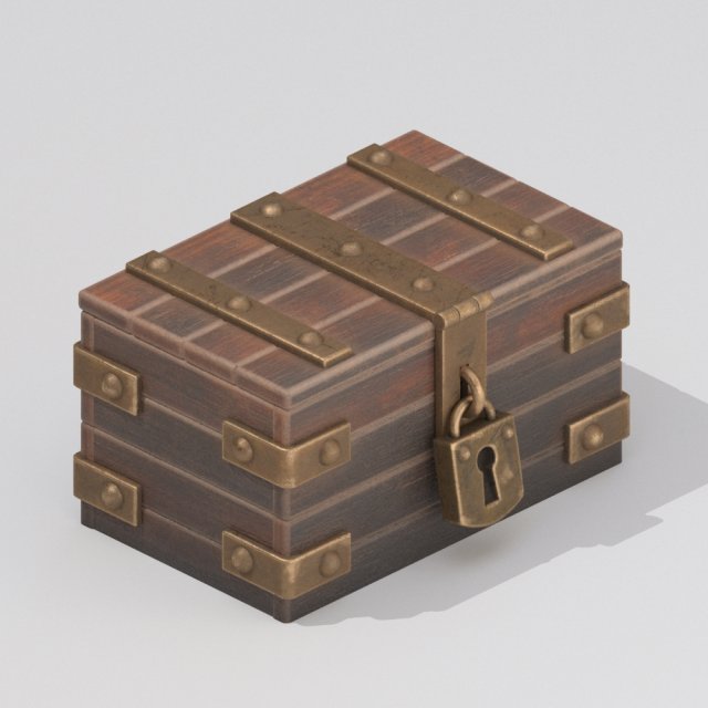 wood box 3D 모델 .c4d .max .obj .3ds .fbx .stl .blend