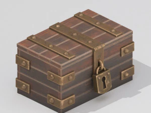 ahşap kutu 3D Model