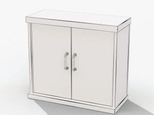 hinged shelf 3D Model