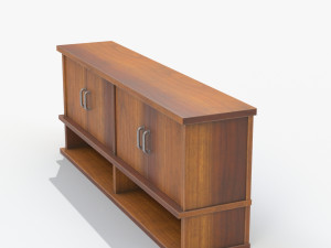 hinged shelf Model 3D