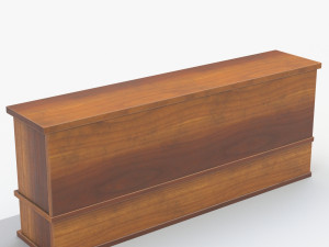 hinged shelf Model 3D