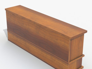 hinged shelf Model 3D