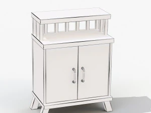 bedside table 3D Model