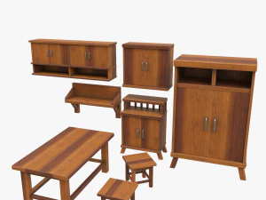 furniture set 3D Model