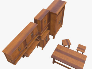 furniture set Modelo 3D