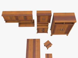 furniture set Modelo 3D