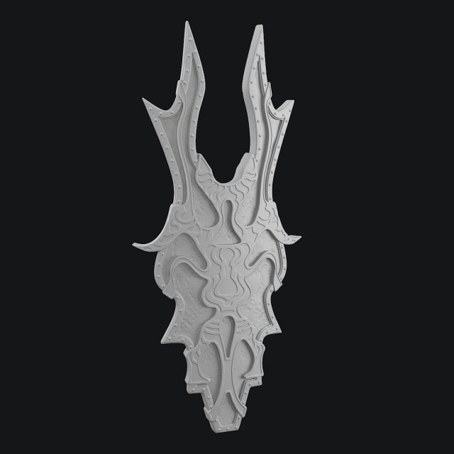 fantasy shield Modelo 3D .c4d .max .obj .3ds .fbx .stl .blend 