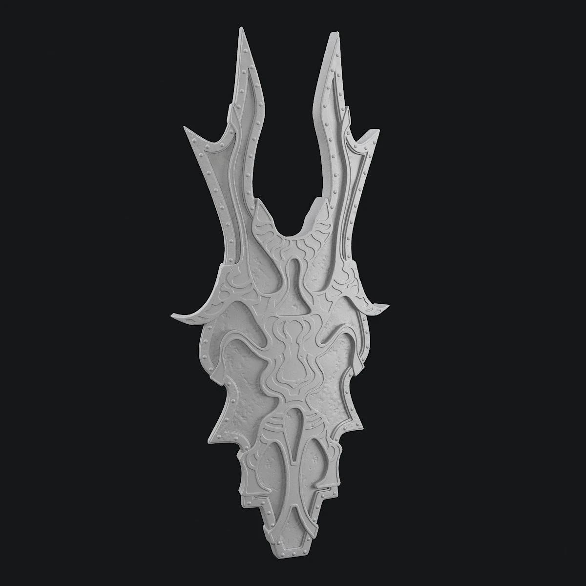 fantasy shield 3D Model .c4d .max .obj .3ds .fbx .stl .blend 