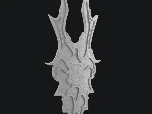 perisai fantasi Model 3D