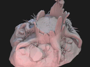 fantasy stump 3D Model