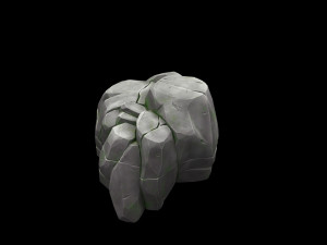 stylized rock 3D Model