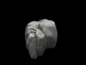 stylized rock 3D Model