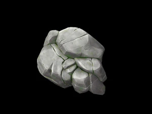 stylized rock 3D Model