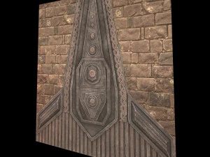 parede celta Modelo 3D