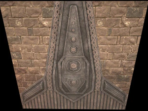 parede celta Modelo 3D