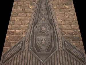 parede celta Modelo 3D