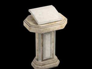 мармурова кафедра 3D Модель