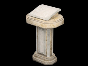 marble pulpit 3D Model