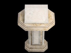 marble pulpit 3D Model
