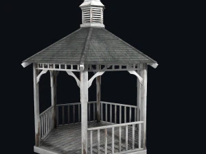 old gazebo 3D Model