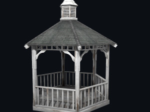 old gazebo 3D 模型