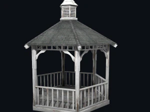 old gazebo 3D Model