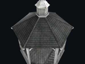 old gazebo 3D Model