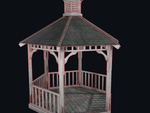 old gazebo 3D 模型
