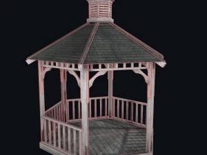 old gazebo 3D Model