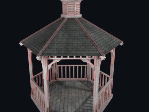 old gazebo 3D 模型
