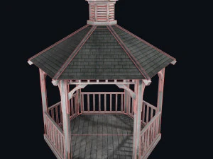 old gazebo 3D Model