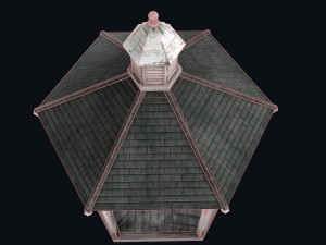 old gazebo 3D 模型