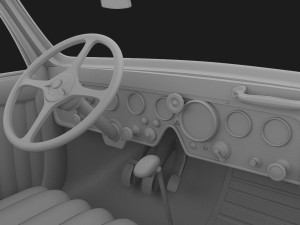 antique car Model 3D