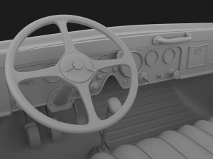 antique car Model 3D