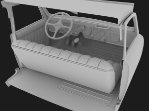 antique car Model 3D