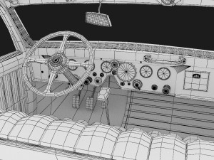 antique car Model 3D