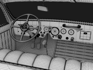 antique car Model 3D
