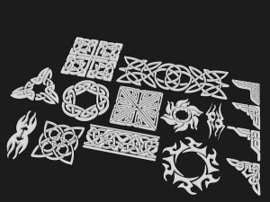 3d celtic ornament 4 3D Model