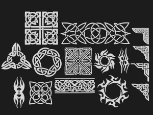3d celtic ornament 4 3D Model