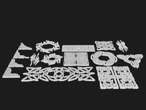 3d celtic ornament 4 3D Модель