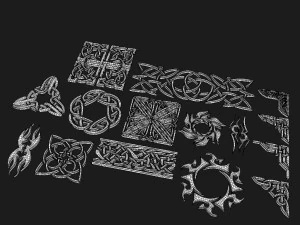 3d celtic ornament 4 3D Model
