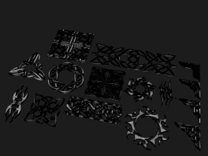 3d celtic ornament 4 3D Model