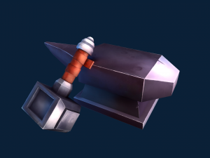3d hammer and anvil Modèle 3D