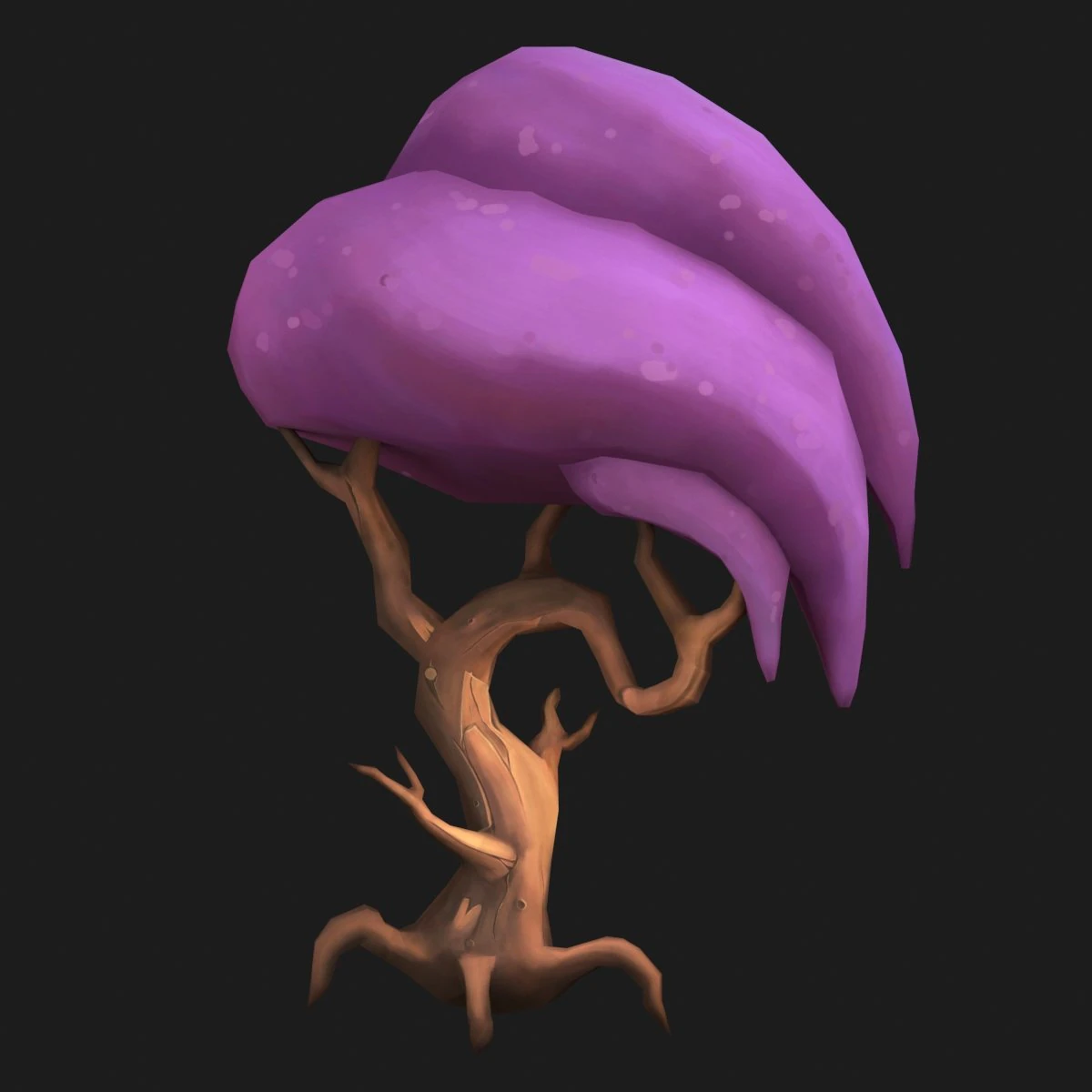 stylized tree 3D Model .c4d .max .obj .3ds .fbx .stl .blend