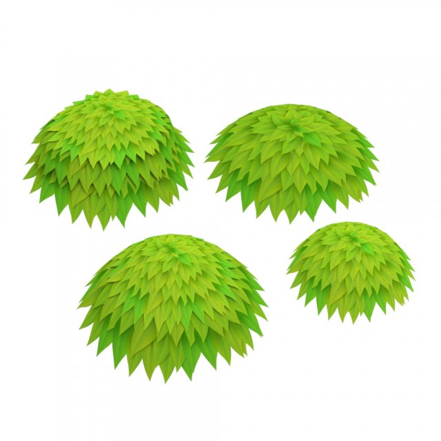 leaf cartoon Model 3D .c4d .max .obj .3ds .fbx .stl .blend 