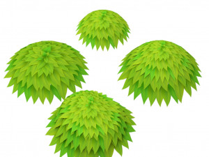 leaf cartoon Model 3D